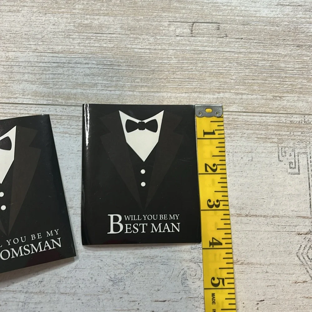 Best Man / Groomsmen Stickers Set of 4
